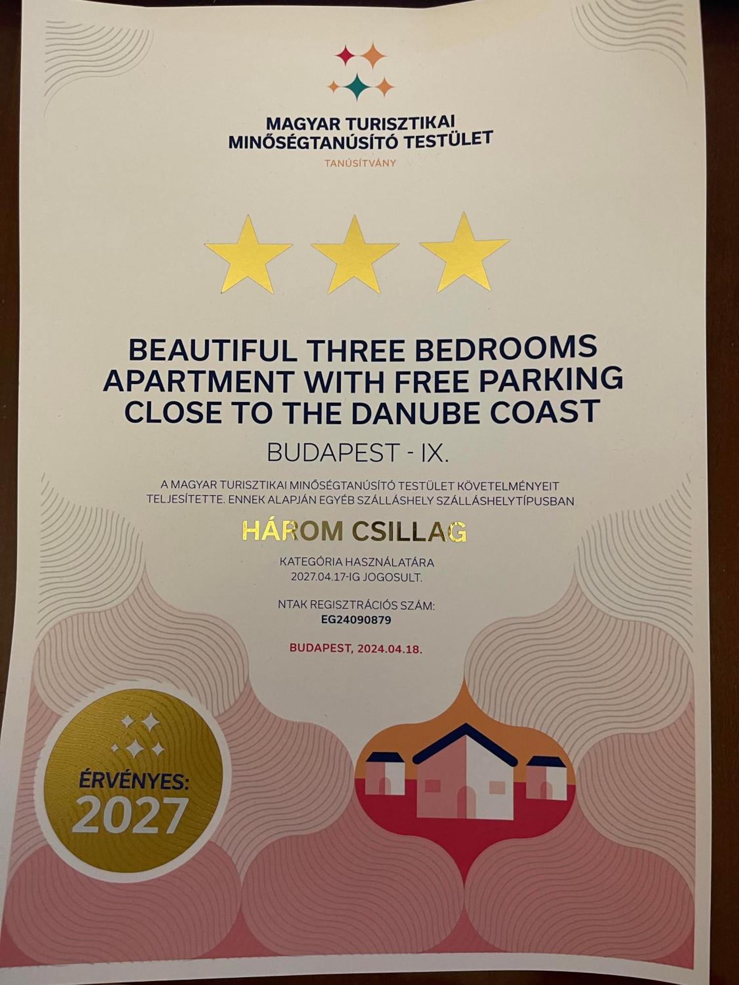 Beautiful Three Bedrooms Apartment With Free Parking Close To The Danube Coast Budapest Extérieur photo